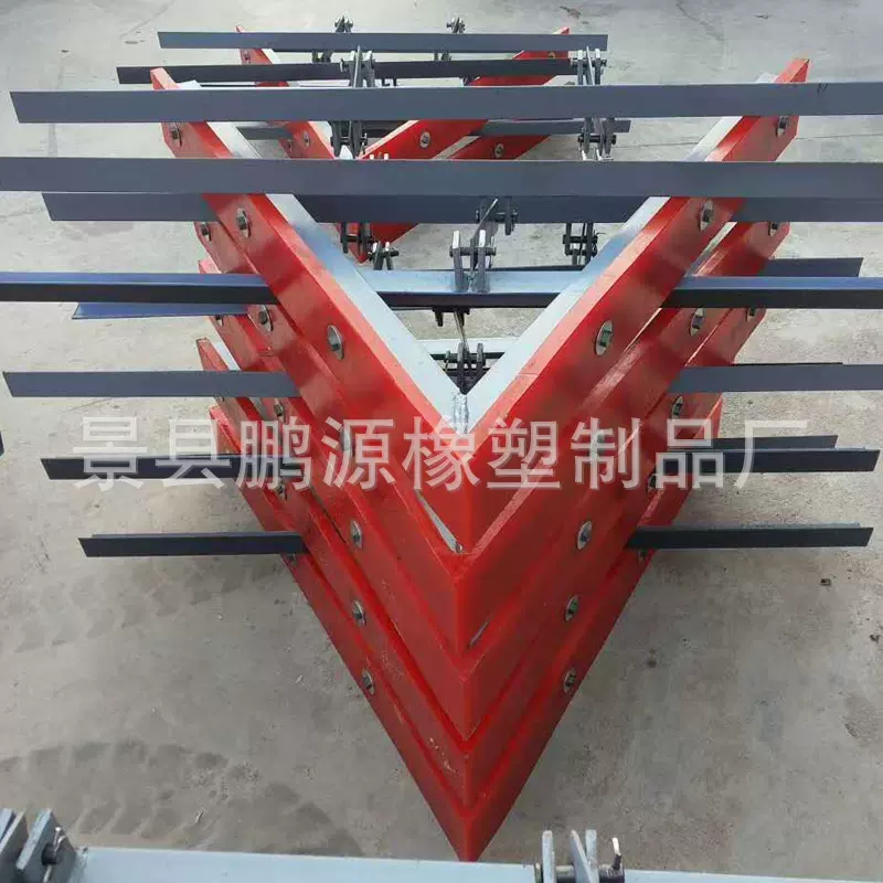 H型皮带清扫器聚氨酯刮刀刮泥板P型尾部清扫器皮带输送机刮料器