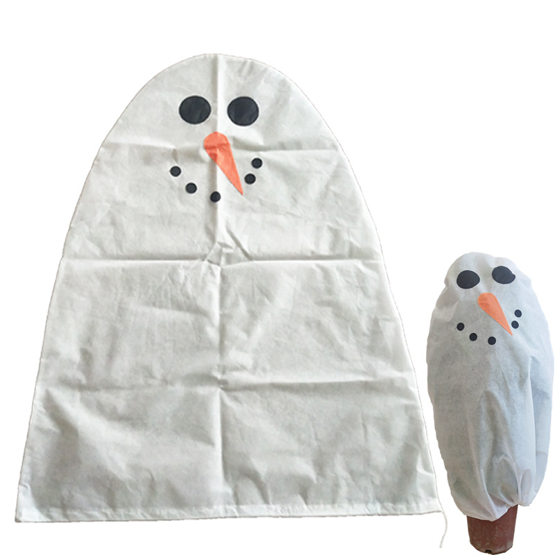 Suministros de decoración de jardinería navideña cubierta protectora de árbol de Navidad no tejida planta cubierta de árbol no tejida a prueba de insectos a prueba de frío