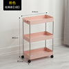 Multilayer storage system, kitchen, cart