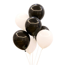 10寸亚光2.2g圆形加厚乳胶气球套餐生日派对用品装饰空飘汽球套装