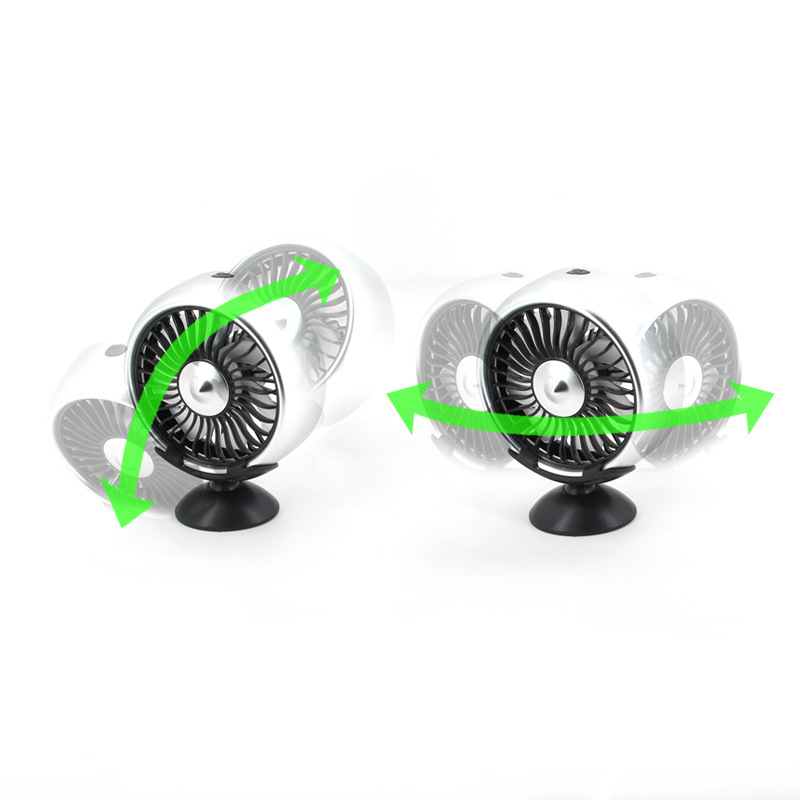 Coche de aire acondicionado salida de aire del coche ventilador creativo coche multifunción ventilador interfaz USB coche pequeño ventilador eléctrico