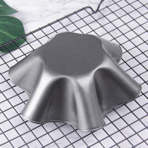 Salad bowl non-stick flower-shaped baking bowl 6-inch 8-inch non-stick carbon steel multigrain tortilla baking mold baking tray baking