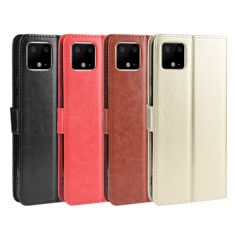 Google Pixel 4 leather case PIXEL4XL flip phone case card holder lanyard wallet protective case
