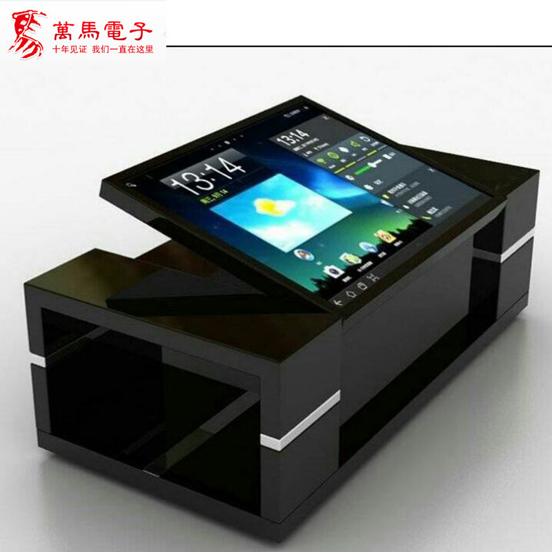 43inch Multi-Functional Touch Table Coffee Table with Adjustable Height, Advertising Machine, Interactive Inquiry Display Screen, Large Screen for Product Display