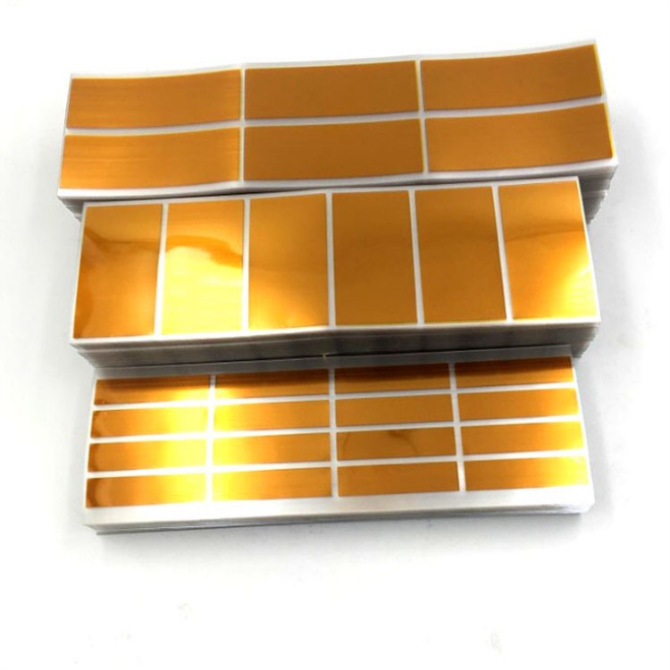 厂家批发金手指胶带耐高温茶色锂电池防焊聚酰亚胺双面冲型高耐温