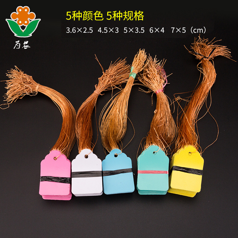 为农PVC防水标签园艺标签花卉牌吊牌塑料标签吊签植物标签吊牌