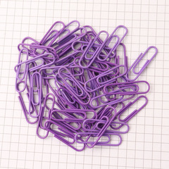 Ins Colorful Rust-Proof Bag Plastic Safety Pin Purple Metal Safety Pin Clasp Pin 28mm Supply