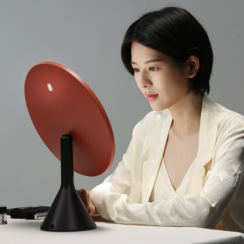 MUID большое круглое зеркало смарт-зеркало для макияжа настольное зеркало для девочек