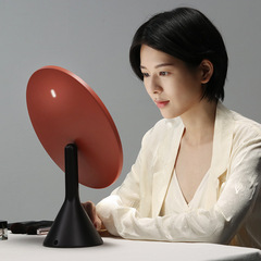 MUID large round mirror smart makeup mirror desktop girls makeup mirror desktop Internet celebrity beauty led beauty fill light mirror