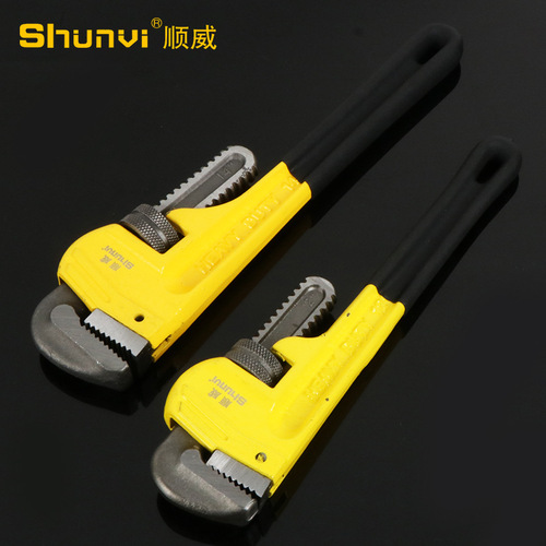 Hardware manufacturer's labor-saving quick pipe wrench, olecranon pipe wrench, water pipe pliers, American heavy-duty plastic pipe wrench