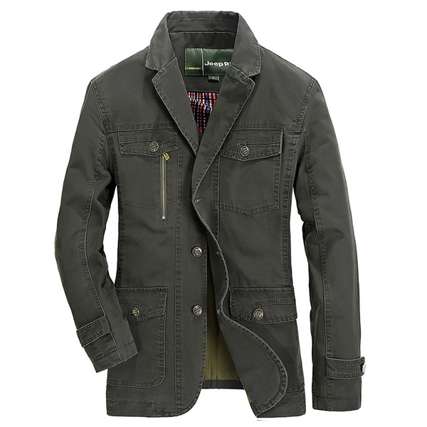 Casual spring classic suit jacket