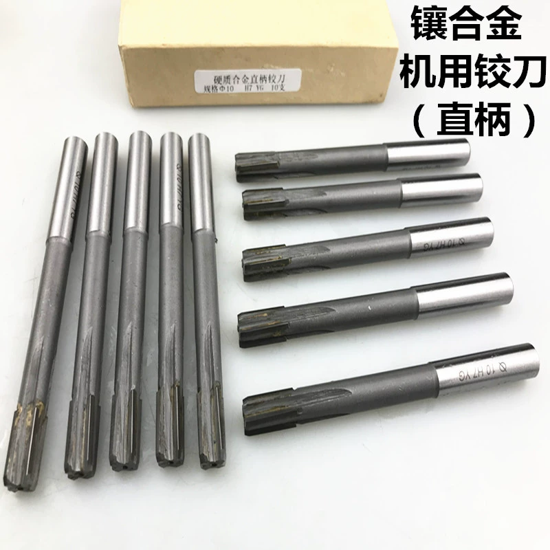 Твердосплавный развертка YG8 из вольфрамовой стали, прямой хвостовик, машинный развертка удлиненный, нестандартный, 4-6-8-10-20H7H8, от производителя