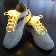 橄榄新型发光鞋带 三代闪光夜光LED鞋带舞蹈溜冰炫酷达人用品