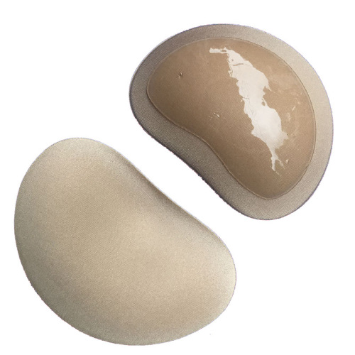 Self-adhesive invisible chest patch, bio-adhesive bra pad, ultra-thick underwear sponge pad, heart-shaped triangle insert