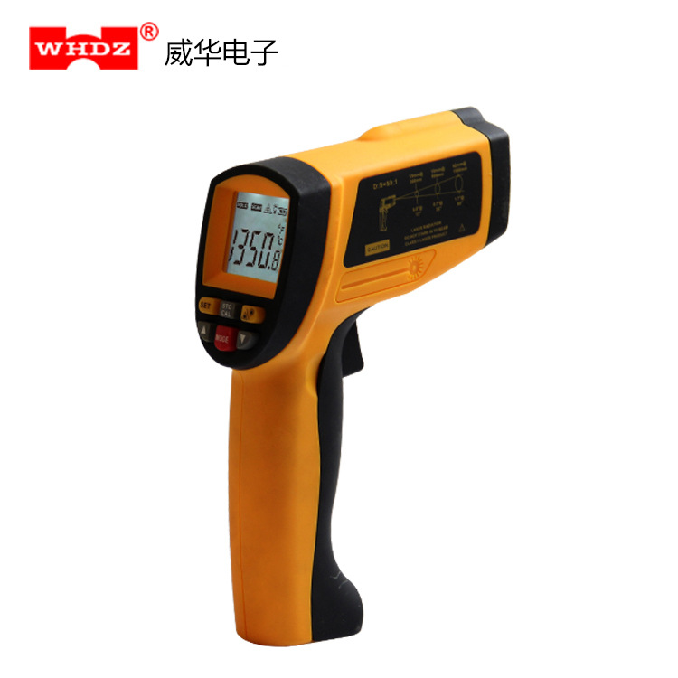 红外测温仪 WH1350 非接触式测温仪 ,数字温度计测温枪 威华电子