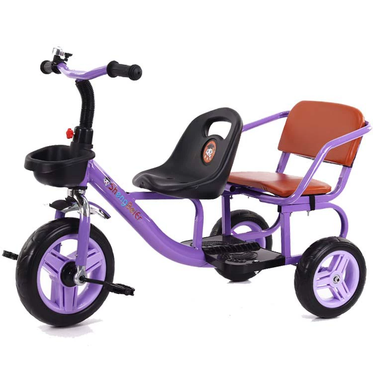 Детский tandem велосипед, трехколёсный велосипед для прогулок