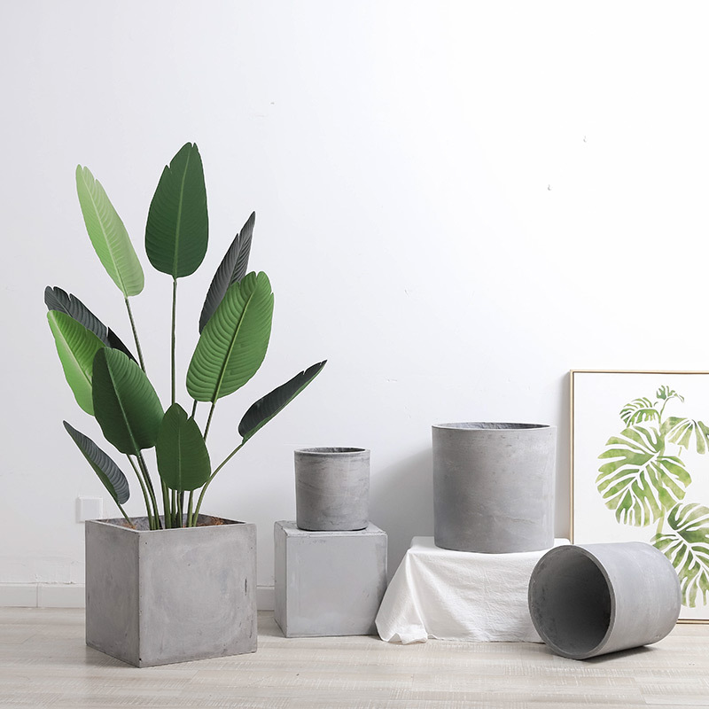 Creative square modern flowerpot for home use