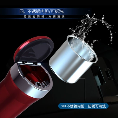 paint ashtray with lid — Car ashtray