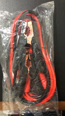 2000A bag clip to protect the battery and take the fire wire to cross the river dragon clip to take the car and take the fire wire to take the electric connection line pure copper 4 meters (Other Automotive Safety Supplies) - 25-m-1000a-used-within-20-displacement