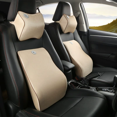 Car Supplies Cervical Spine Pillow, Headrest - beige-headrest