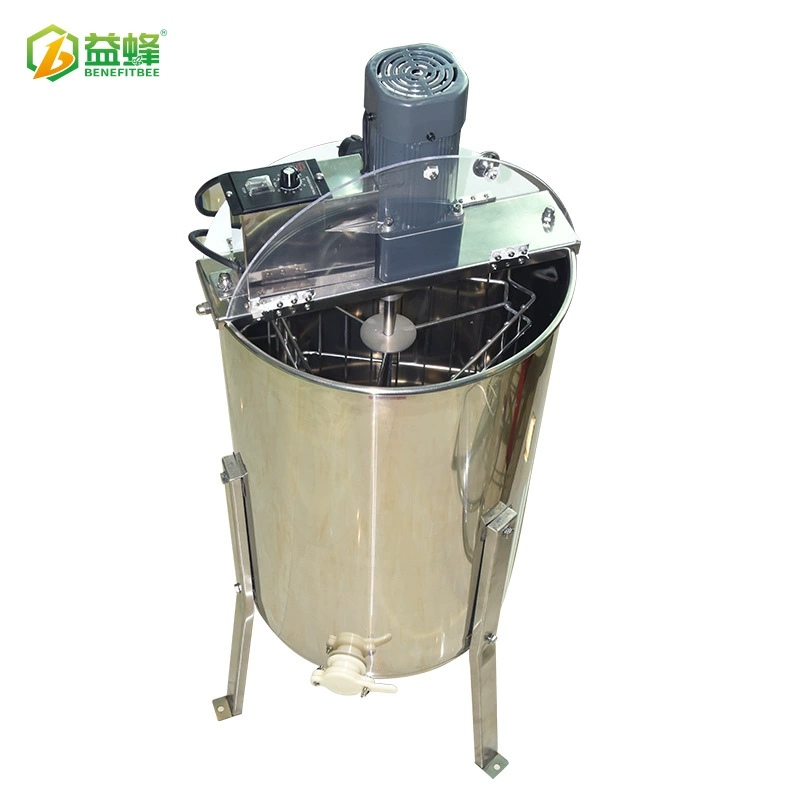 Новый 4-рамный Электрический шейкер для меда из чистой нержавеющей стали, Медовое ведро, инструмент для пчеловодства, Медовое ведро, шейкер для меда
