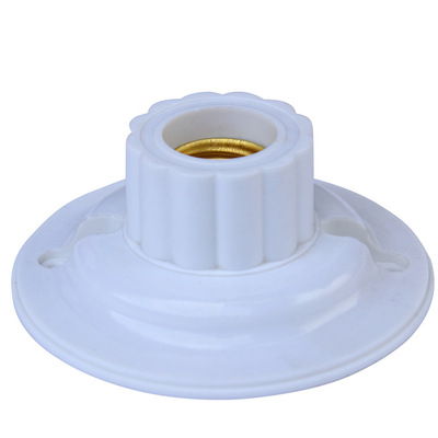 [Engineering collection]wholesale construction site Common plastics Plum blossom Base Manufacturers supply E27 Screw caps