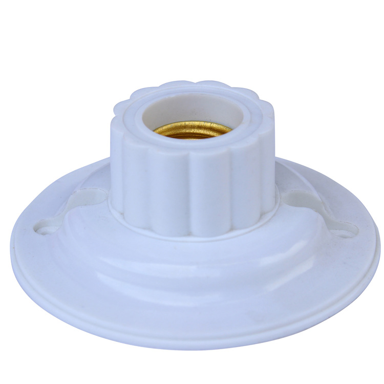 [Engineering collection]wholesale construction site Common plastics Plum blossom Base Manufacturers supply E27 Screw caps
