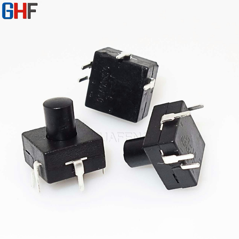 1212手电筒按钮开关 12*12*9.3 10 13.3三开一关 多功能按钮开关