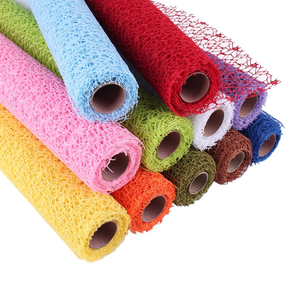 Decorativo DIY malla jacquard red pared de fondo ambiente diseño circular aire colgando decoración esquina partición