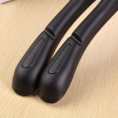Clothing store black plastic hanger women's hanger adult clothing rack suit hanger dry cleaner clothes hanger trouser clip