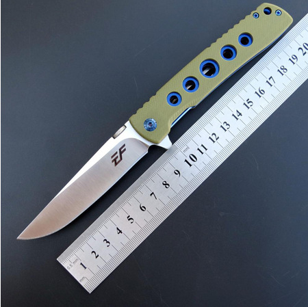 新款EF27折叠刀D2+G10手柄小刀生存野营刀战术edc户外工具