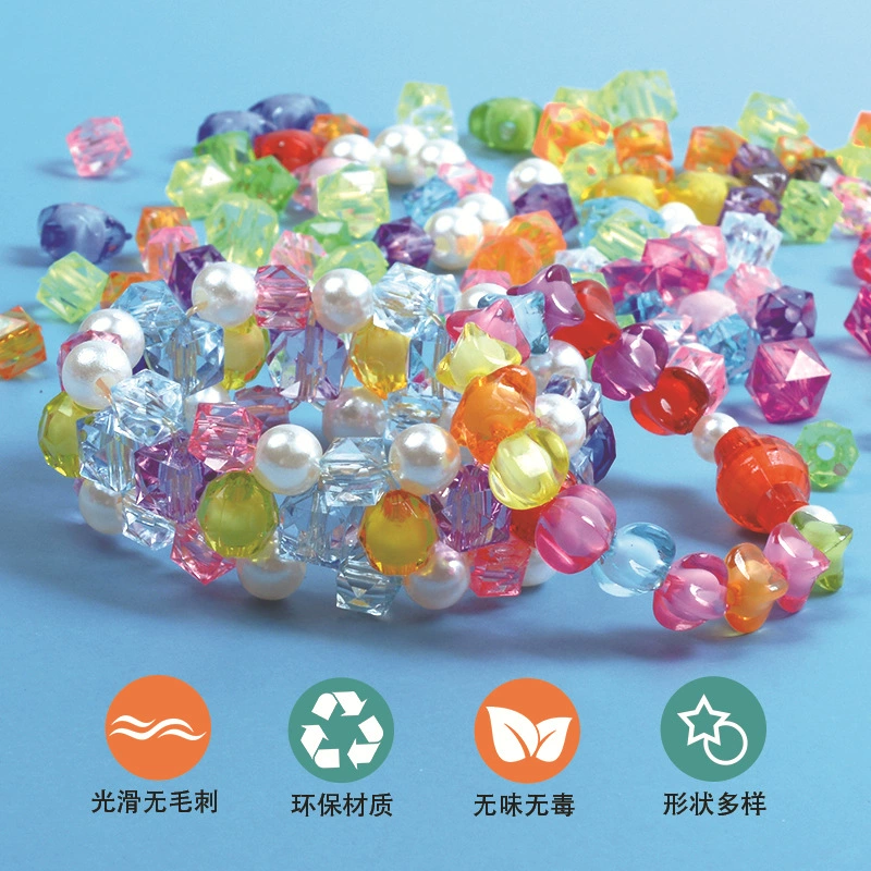 Детский бус bracelet ручной работы, ожерелье и браслет, бисер, умная игрушка, 24 элемента, поделки