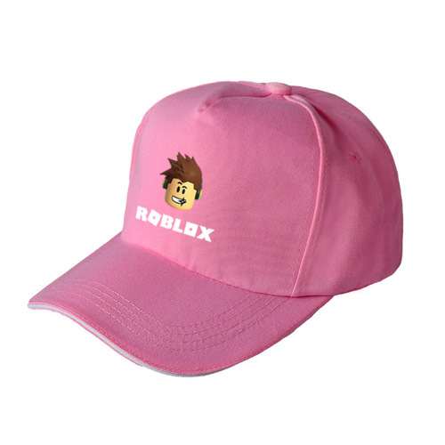 roblox帽子黑粉棒球帽游戏周边鸭舌帽学生韩版遮阳帽男女棒球帽