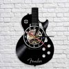 Cross -border Rock Music Art Wall Clock Clock Clock Clock Clock Musical Instrument Guitar Ethylene Recerium