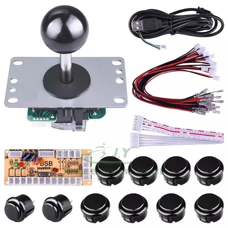 DIY arcade Rocker kit USB computer handle game control board three and rocker button accessories factory supply