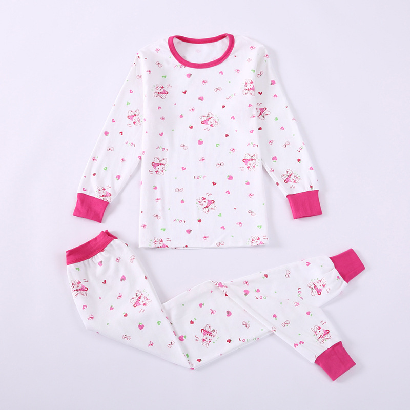 Rainbow Feather Baby conjunto de ropa interior para niños ropa de otoño para niños pantalones largos conjunto suéter de algodón para niñas conjunto de ropa interior de algodón puro