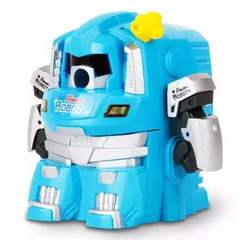 Gettle 0729 Transformer Robot Pencil Sharpener Pencil Turner Hand Crank Pencil Sharpener Lead Reel