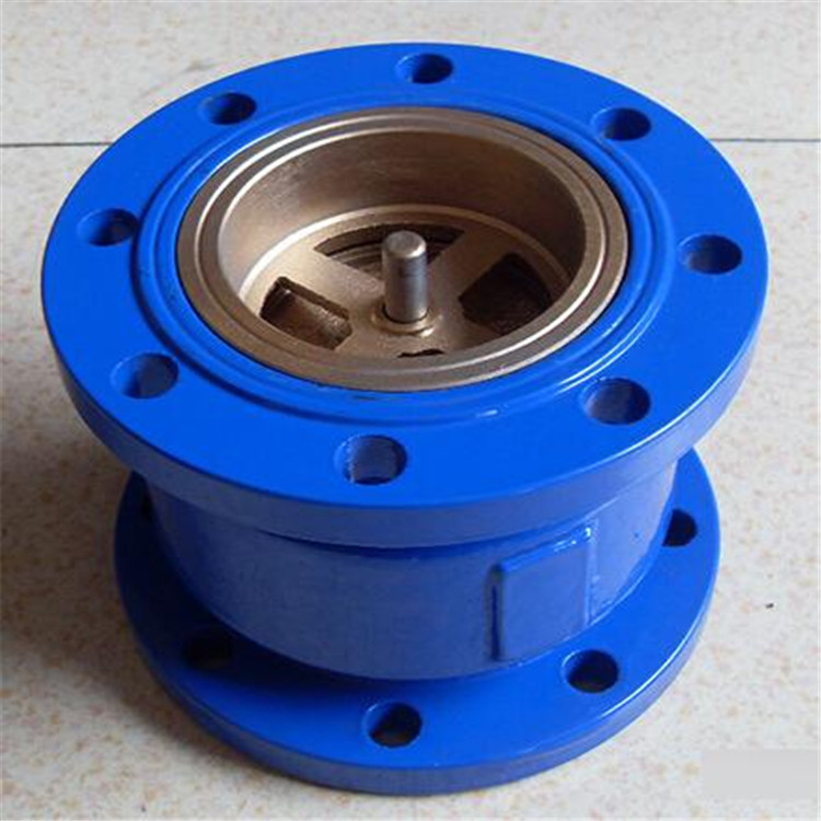 HC41X-16-25Q法兰消声止回阀球墨铸铁单向阀碳钢304不锈钢逆止阀