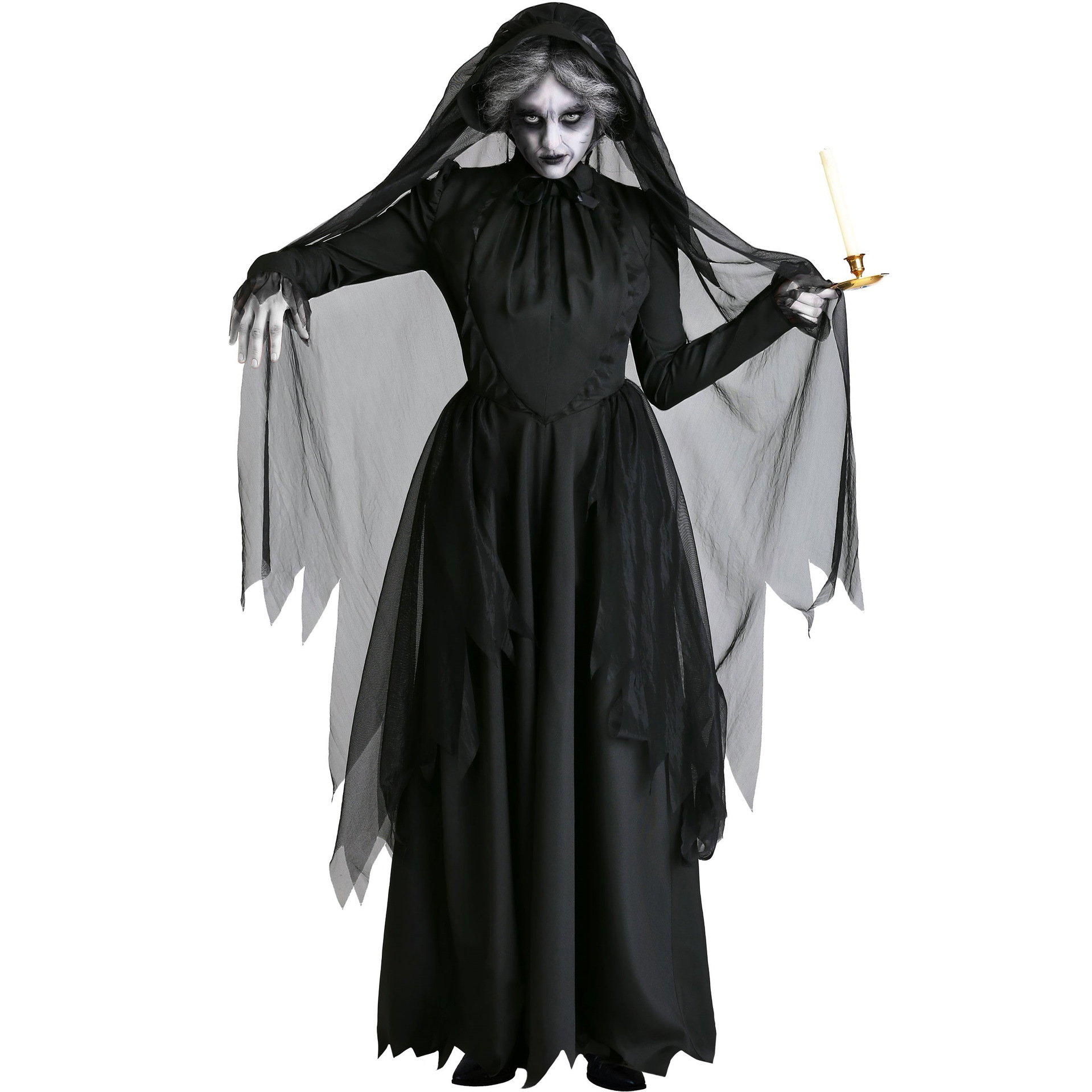 Disfraces de Halloween 2024 S-XXL disfraz de bruja fantasma para juego de rol disfraz de novia vampiro zombi muerte disfraz de mujer disfraz de Halloween