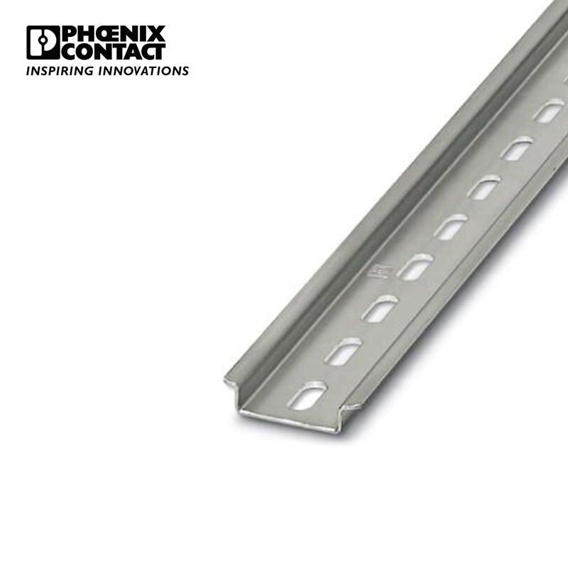 Phoenix Din Rail, with Holes - Ns 35/ 7.5 Perforated 1m-5772485 50 Pieces