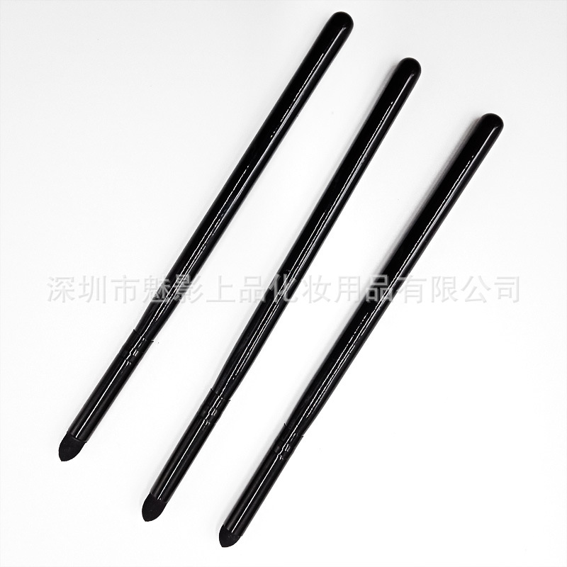 En stock al por mayor cepillo de maquillaje cepillo de humo flor esponja cepillo de sombra de ojos esponja de bala sombra de ojos palo herramientas de belleza