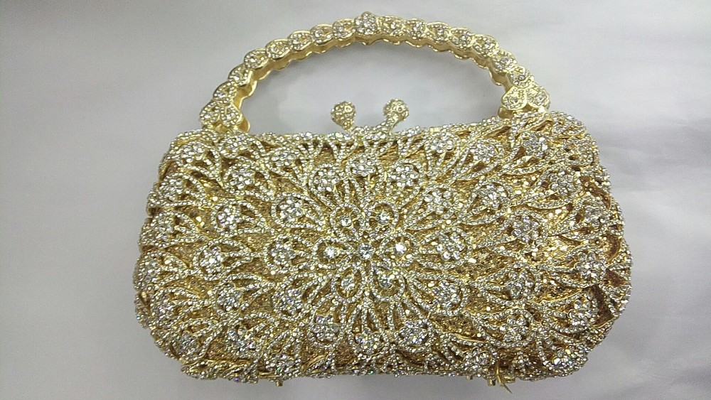 BL131 color phoenix forma de diamantes bolsas de cena bolsas de diamantes bolsas de mano de damas nuevos productos de metal