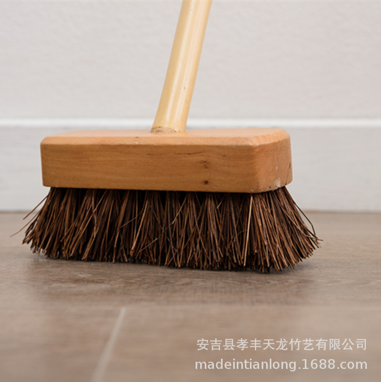 Customized 18cm Brown Silk Floor Brush for Cleaning Floors and Swimming Pools Without Blind Spots, No Lint, Durable, Exported to Taiwan and Japan