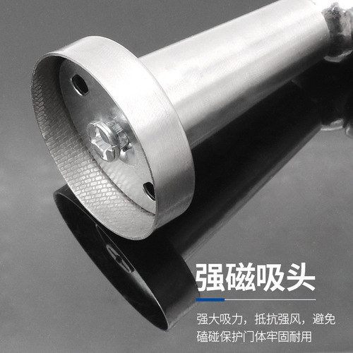 Home decoration wooden door bedroom thickened door suction rental house strong cylindrical bead-covered door suction stainless steel floor suction