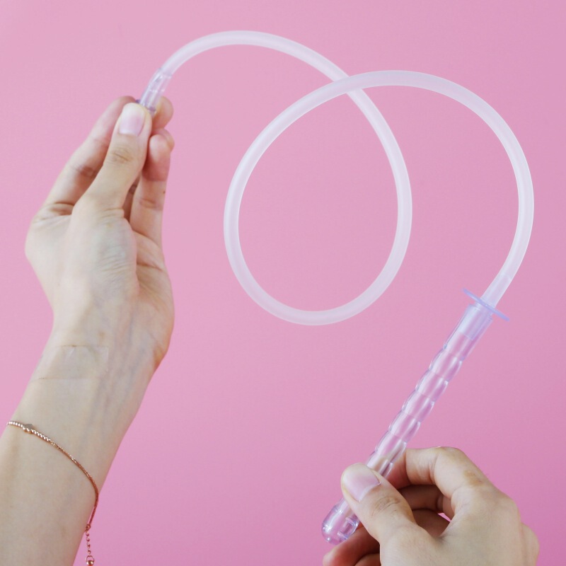 Ziyi Vaginal Irrigator Accessories Water Conduit Connection Head Set Irrigation Head 9 Hole + PVC60 cm Catheter