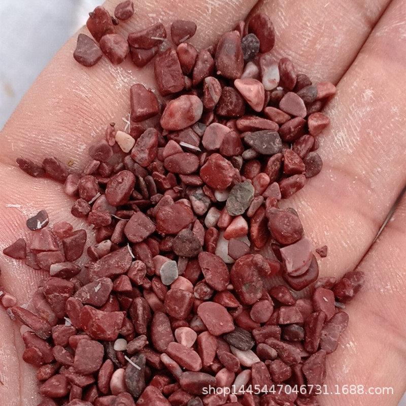 机制水磨彩色石子抛光鹅卵石铺面便道用五彩小石头园林景观专用