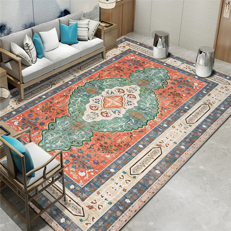 De estilo europeo sala de estar alfombra estera Amazon Bay ventana de la Oficina alfombra completa de impresión de arrastre estera al por mayor