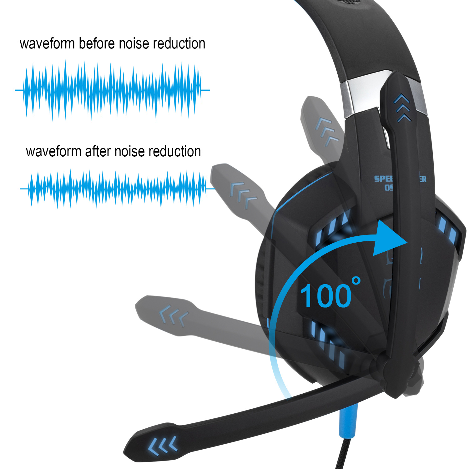 Cross-border G2000 e-sports auriculares juego de pollo auricular luminoso con cable subwoofer