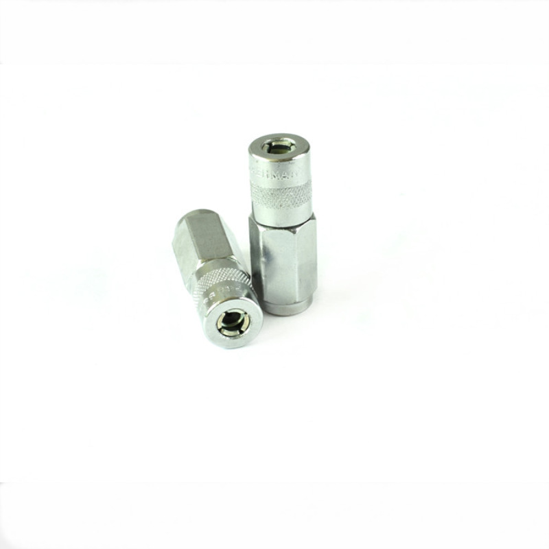Accesorios de acero inoxidable lubricante grasa accesorios adaptador pistola de grasa boca plana 4 garra plana aceite pistola conector acoplador