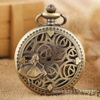 Cross -border hot sale fashion retro hollow little princess Questalian pocket watches Little princess pink word manufacturer direct sales